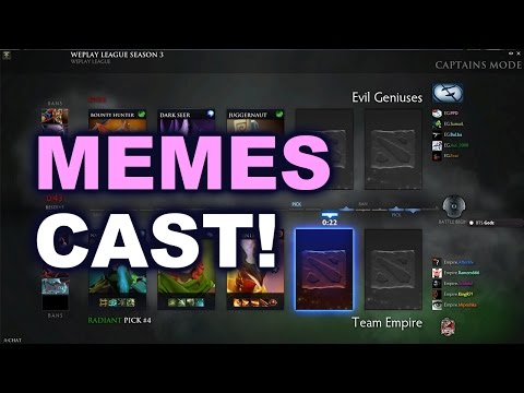 Pajkatt + ODPixel - MOST EPIC MEMES CAST - Dota 2
