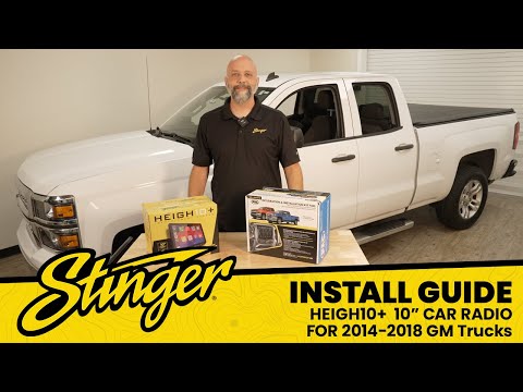 Install: HEIGH10+ Chevy Silverado/GMC Sierra (2014-2018) 10" Fully Integrated Radio Kit