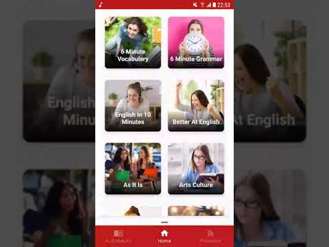 English Podcasts & Audiobooks Video