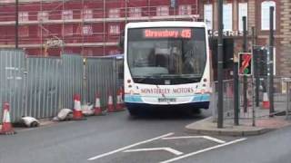 preview picture of video 'SHREWSBURY BUSES FEBRUARY 2010'