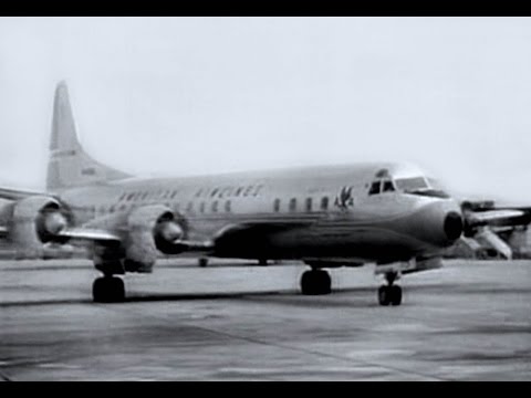 American Lockheed L-188A Electra & Lee Remick - 1959