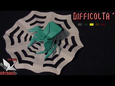 [ORIGAMI ITA] Ragno || Origami di Halloween/Per Bambini (E Non Solo!)