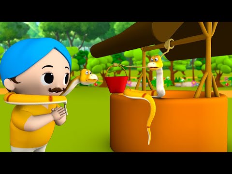 जादुई साँप और लक्कड़हारा हिन्दी कहानी - Magical Snake and Woodcutter Hindi Story 3D Bedtime Stories