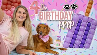 Preparing For My Golden Retrievers 4th Birthday | Larsey Turns 4