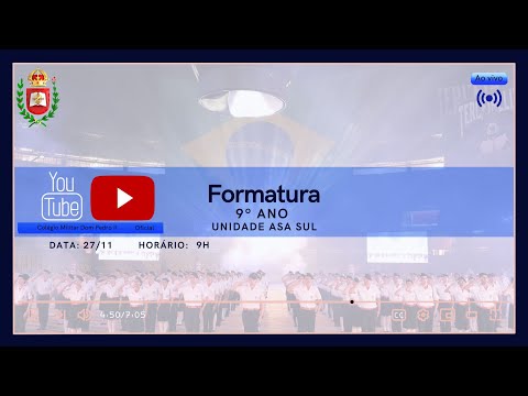 Formatura de Conclusão do 9° ano EFII - Unidade Asa Sul - 2025
