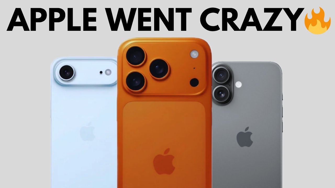 New iPhone 17 models in bold colors with redesigned camera setups attract attention