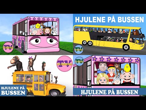 Hjulene på bussen - 1 time | Norske barnesanger