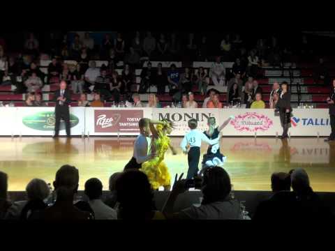 Siim Saarik Simoona Peensalu WDSF Old Thomas Trophy Tallinn 2012 Samba