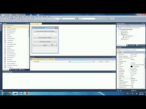 Visual C# 2010 Tutorial: How To Draw On The Desktop