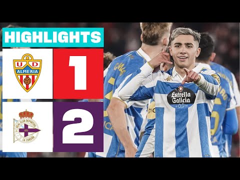 UD ALMERÍA 1 - 2 RC DEPORTIVO | RESUMEN LALIGA HYPERMOTION