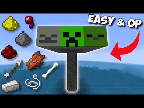 (1.16+) The EASIEST Way To Get Gunpowder In Minecraft! - Simple Minecraft Mob Farm Tutorial!