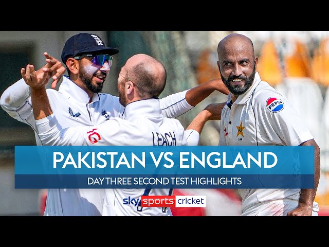 Spinners dominate while Salman stars 🌟 | Pakistan vs England | Day Three Second Test Highlights