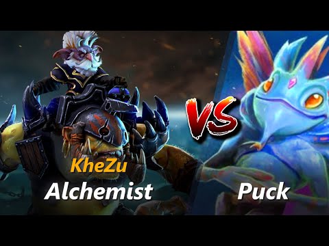 How to Alchemist mid vs Puck (feat. KheZu) | First 10 minutes