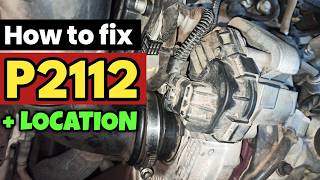P2112 | p2112 throttle actuator control system - stuck closed | code p2112 | p2112 obd2