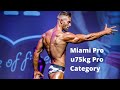 Miami Pro u75kg Fitness Model Pro