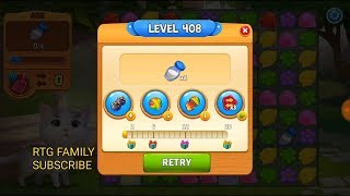 Lets play Meow match level 408 HARD LEVEL HD 1080P