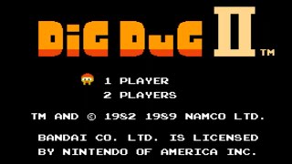 [Nintendo NES] DIG DUG II (Namco)