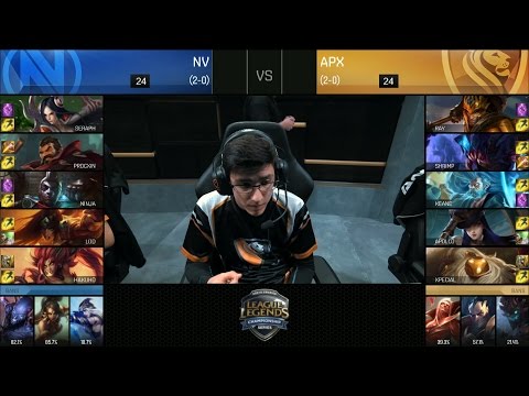 APX vs NV Game 2 Highlights - Apex vs TEAM ENVY NA LCS Week 2 Summer 2016
