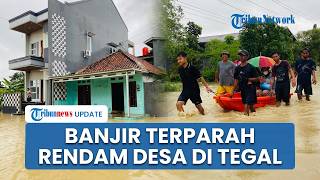 Jadi Banjir Terparah, Sejumlah Desa di Kabupaten Tegal Terendam, Warga: Bupati Tolong Kami
