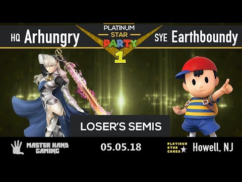 Platinum Star Party 1 - SYE | Earthboundy (Cloud, Ness) vs HQ | Riz (Corrin) - Loser's Semifinals