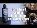 Using Bick 4 Leather Conditioner On Cowboy Boots