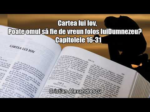 The Book of Job, Can Man Be of Any Use to God? Chapters 16-31