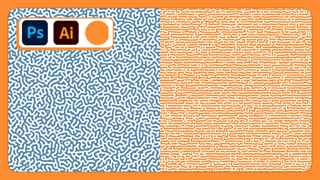 What's The EASIEST Way to Create Turing Patterns in Photoshop & Illustrator