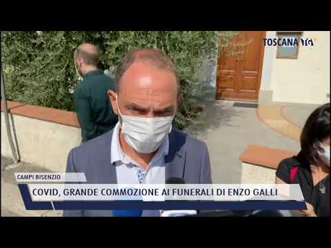 2021-08-27 CAMPI BISENZIO - COVID, GRANDE COMMOZIONE AI FUNERALI DI ENZO GALLI