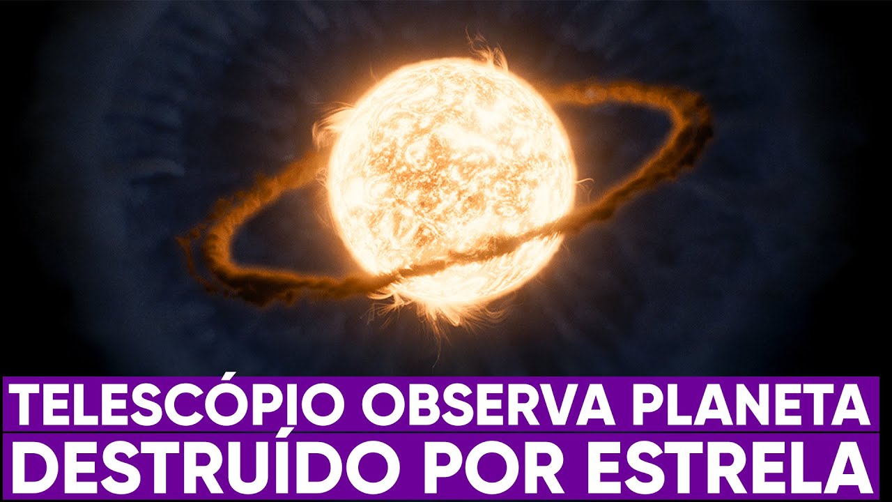 James Webb observa estrela engolindo planeta
