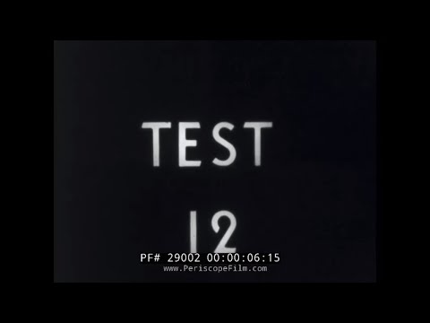 MCDONNELL F-101 VOODOO  CATAPULT EJECTION SEAT TEST FILM 29002