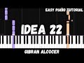 Gibran Alcocer - Idea 22 (Easy Piano Tutorial)