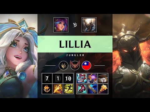 Lillia Jungle vs Pantheon - TW Grandmaster Patch 25.13