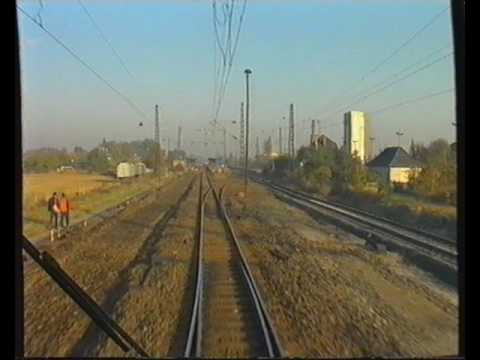 Lokovison Leipzig nach Berlin Ostbahnhof 1992.  57 min.