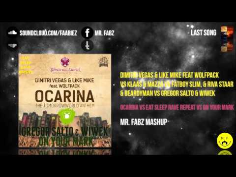 Ocarina vs Eat Sleep Rave Repeat vs On Your Mark (Mr. Fabz Mashup)