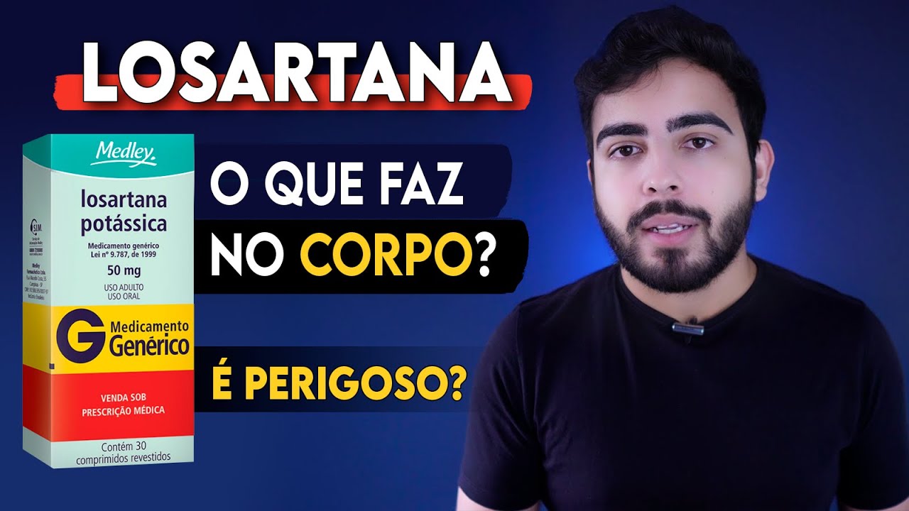 LOSARTANA - Efeitos colaterais? O que faz no corpo? PREVINE INFARTO? │ Remédio para Pressão Alta