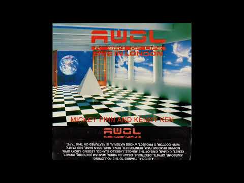 AWOL - A Way of Life - Live in London - Kenny Ken (Cassette Tape, 1994)