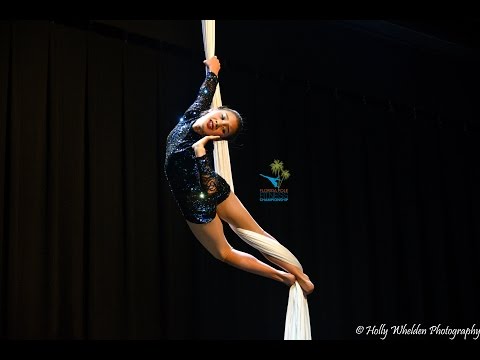 FPFC 2017 Aerial Silks Novice Division 2nd Place -  Athena Roberts