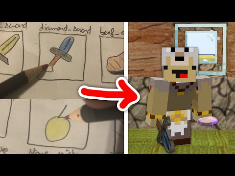I redid the Textures of Minecraft with Drawings to beat this Tryhardeur...