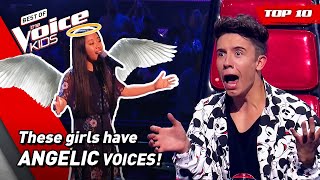 Heavenly and ANGELIC Girl Voices on The Voice Kids! 😇 | Top 10