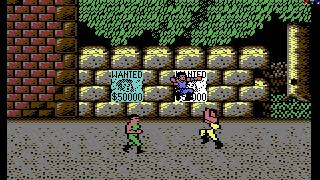 Commodore 64 Game:  Double Dragon (1992 Ocean) (Port 2)