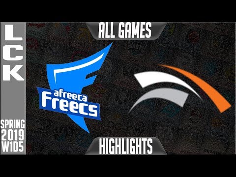AF vs HLE Highlights ALL GAMES | LCK Spring 2019 Week 1 Day 5 Afreeca Freecs vs Hanwha Life Esports