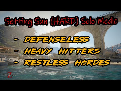 World War Z Weekly Challenge mode (HARD) SOLO Medic 7/20/2020