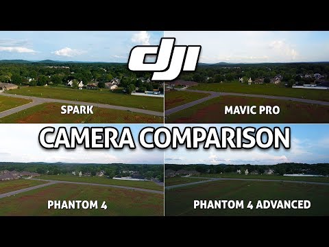 DJI SPARK CAMERA vs Mavic Pro vs Phantom 4 vs P4 Advanced!! Test Comparison Review