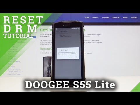 How to Reset DRM in DOOGEE S55 Lite - Erase Licenses