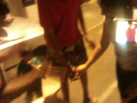 Finally they get to cut the cake