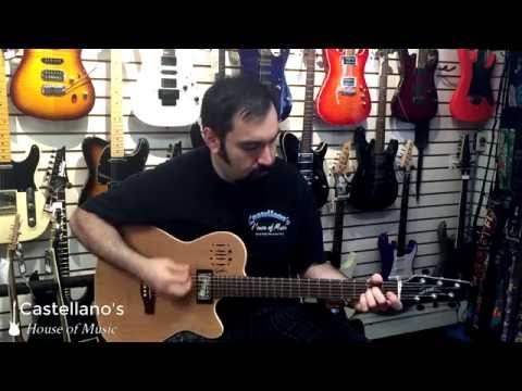 Godin A6 Ultra Natural SG Electric Guitar & Gig Bag 030293 image 2