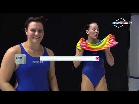 Berlin2014 Women's 3m synchro final