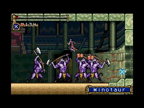 Castlevania: Circle of the Moon, Minotaur Room (No Damage)