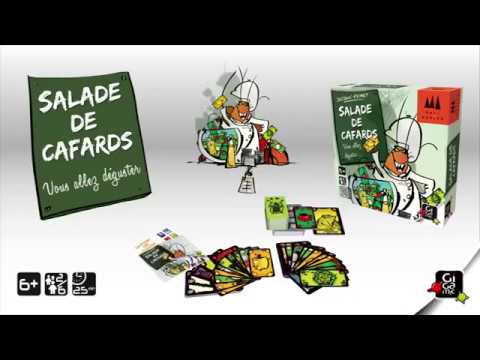 Gioco Di Carte Gigamic Salade De Cafards - Gioco Di Rapidità E Memoria Per Famiglie