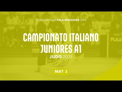 🥋 Judo 👉 Campionato Italiano Juniores A1 2025 ➡️ Tatami 2